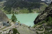 Il grandioso scenario di Cima Fontana (3068 m) in Valmalenco il 29 luglio 2016 - FOTOGALLERY